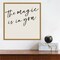 Youre Magic I by Anna Hambly 16-in. W x 16-in. H. Canvas Wall Art Print Framed in Gold